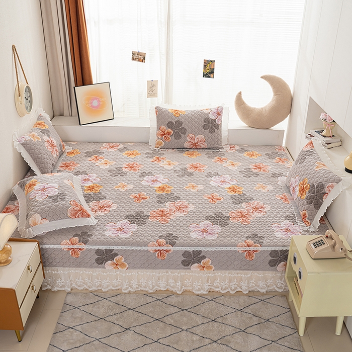 91家纺网 家纺一手货源 找家纺 （总）冬然 2025新款牛奶绒床盖榻榻米床盖炕盖