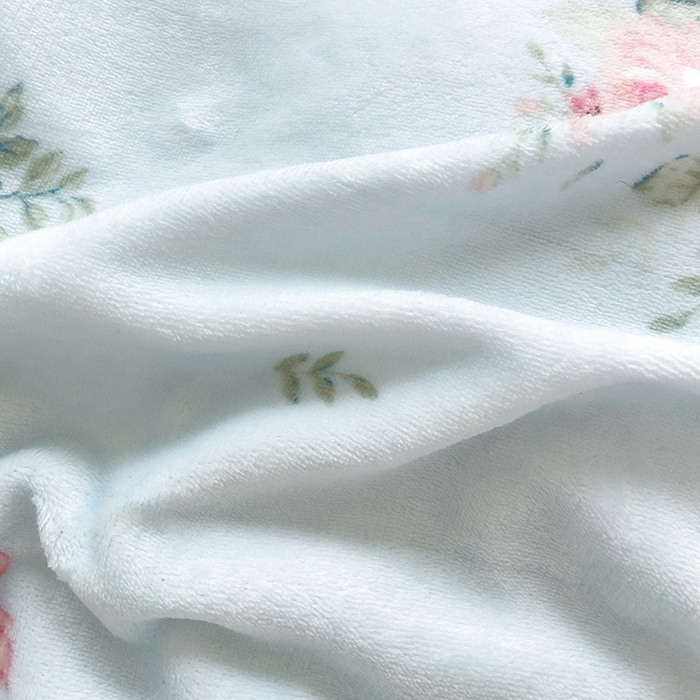 91家纺网 家纺一手货源 找家纺 暖芯优选 2025新款小清新加厚高克重牛奶绒四件套直播热款电商热款 玫瑰庄园