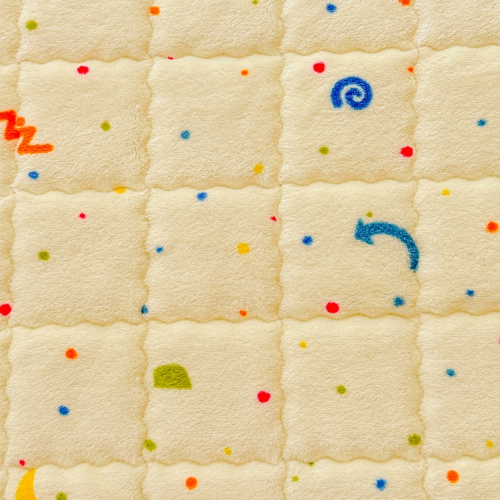 91家纺网 家纺一手货源 找家纺 澜妃 2025新款高克重牛奶绒可爱系床褥床护垫CHD CHD-芝士酪