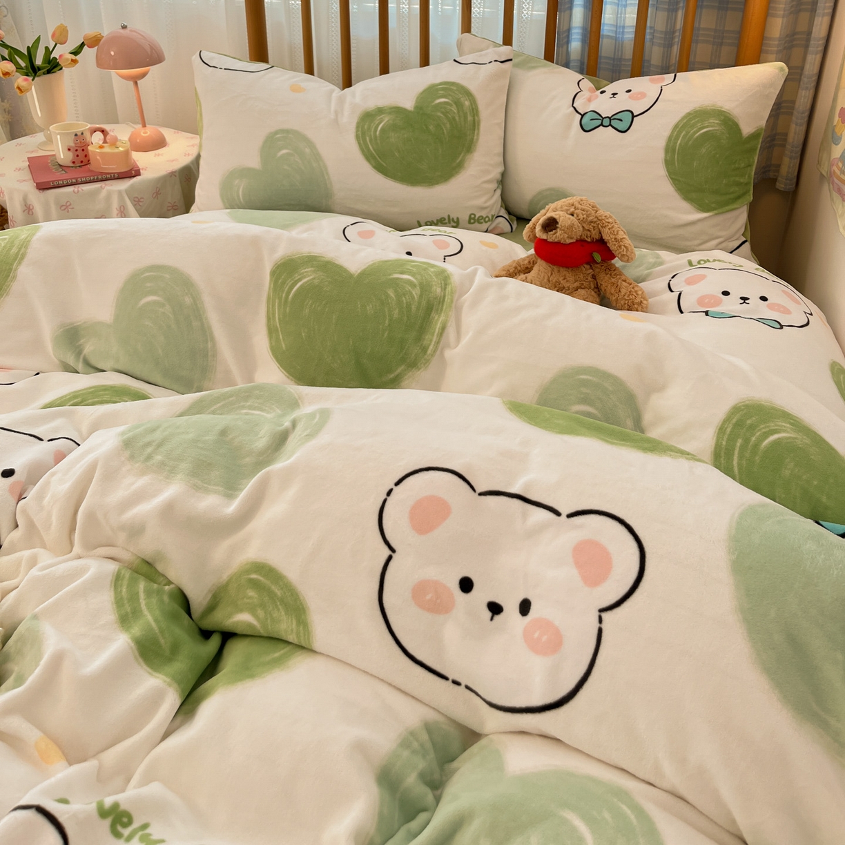 91家纺网 家纺一手货源 找家纺 （总）小叮当家纺仓储工厂店 2025新款牛奶绒印花四件套