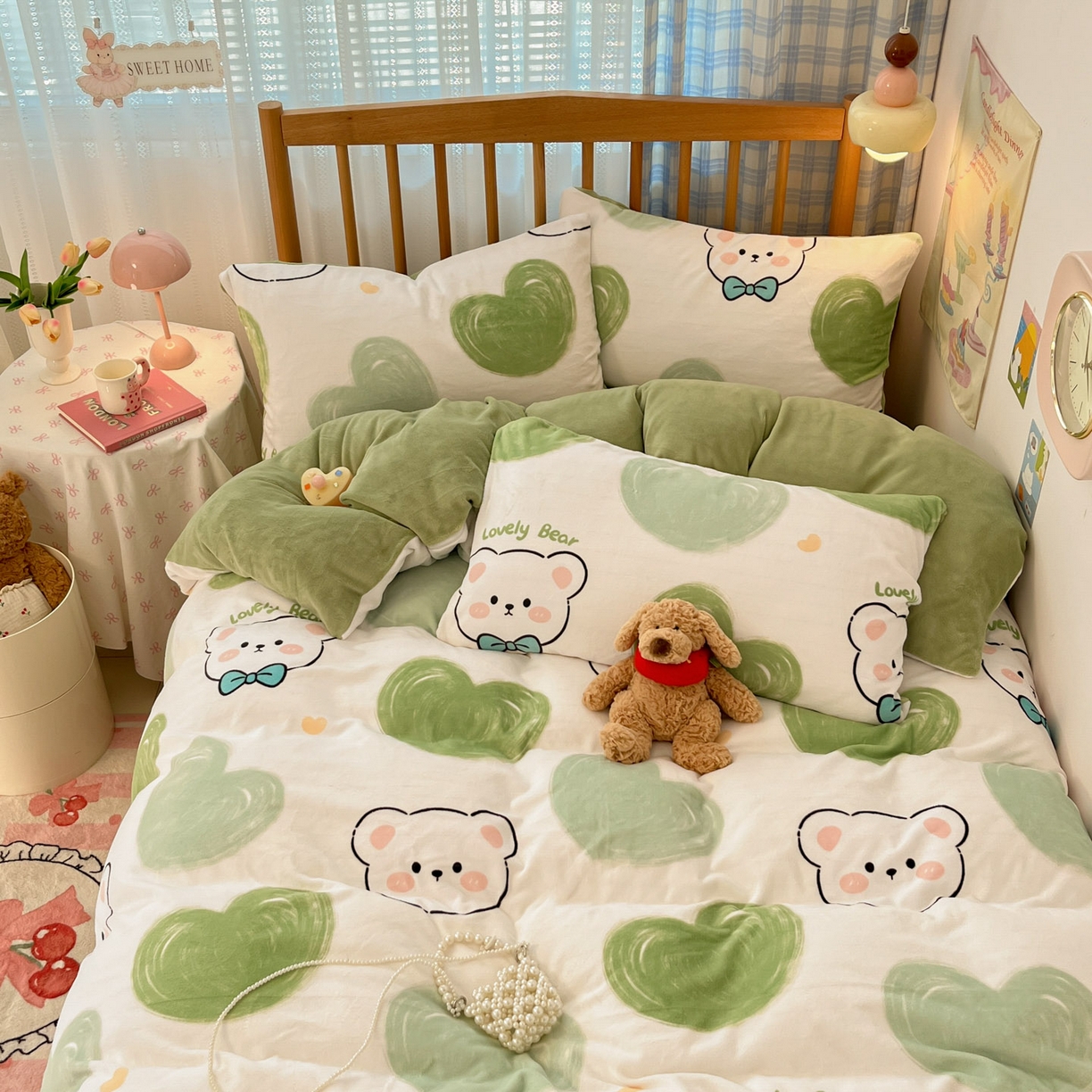 91家纺网 家纺一手货源 找家纺 （总）小叮当家纺仓储工厂店 2025新款牛奶绒印花四件套