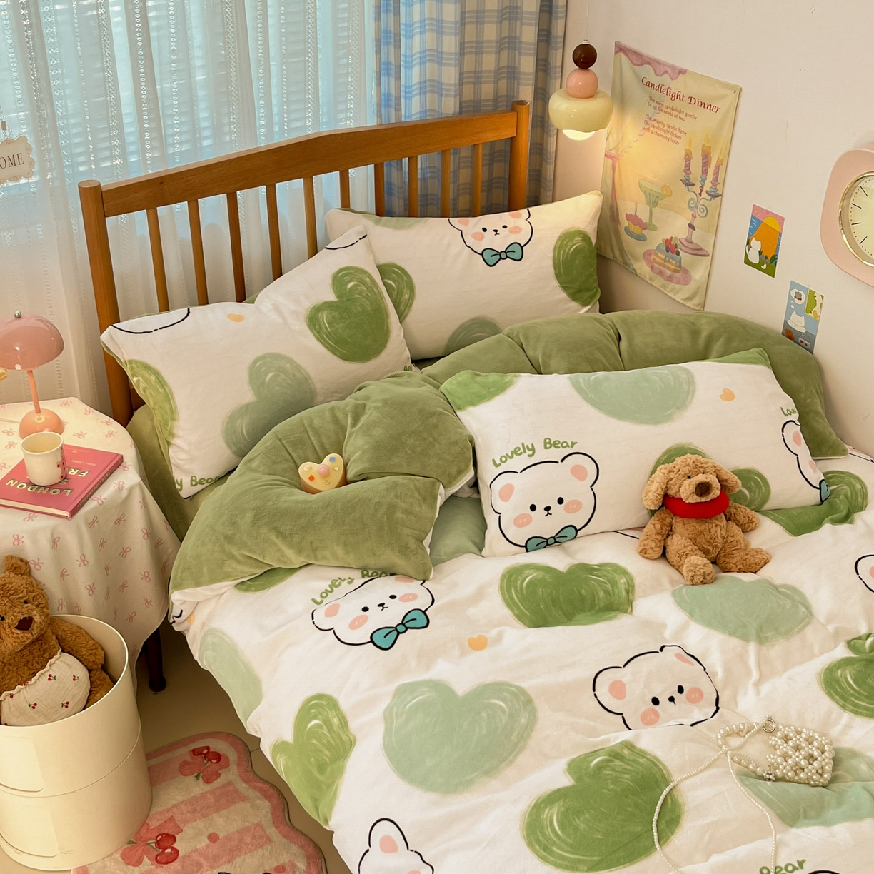 （总）小叮当家纺仓储工厂店 2025新款牛奶绒印花四件套