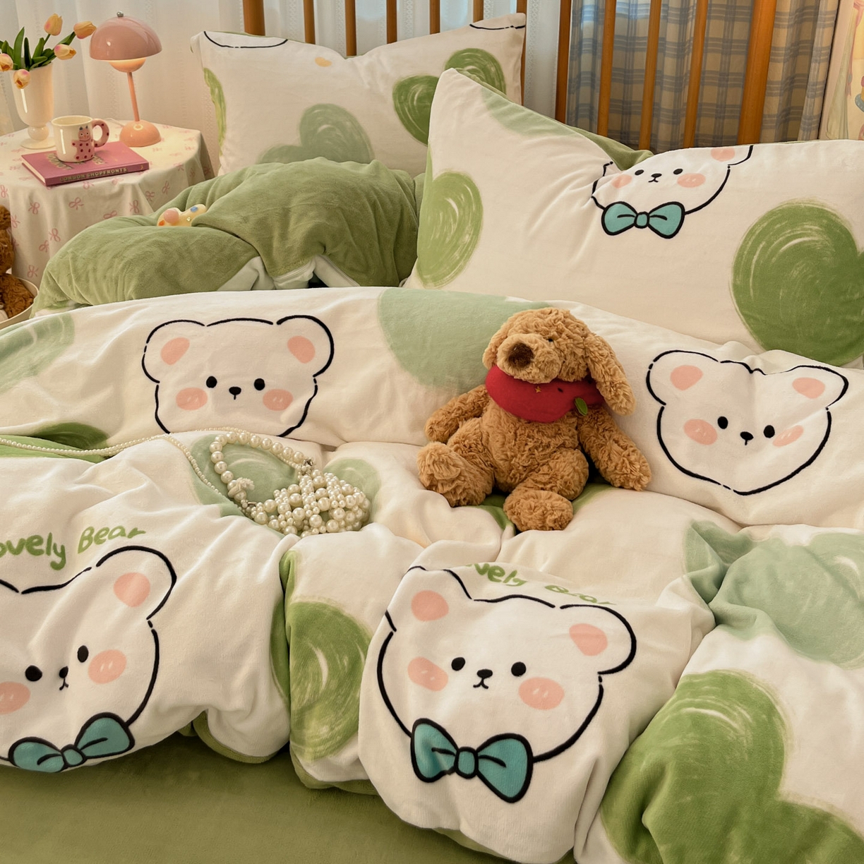 91家纺网 家纺一手货源 找家纺 （总）小叮当家纺仓储工厂店 2025新款牛奶绒印花四件套