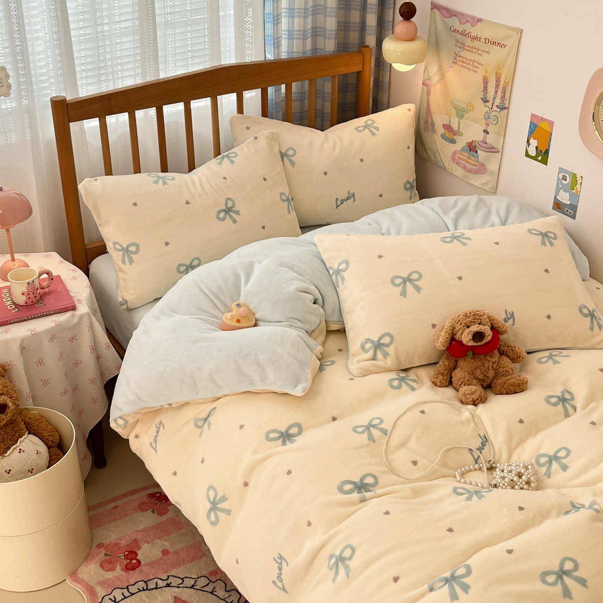 91家纺网 家纺一手货源 找家纺 （总）小叮当家纺仓储工厂店 2025新款牛奶绒印花四件套