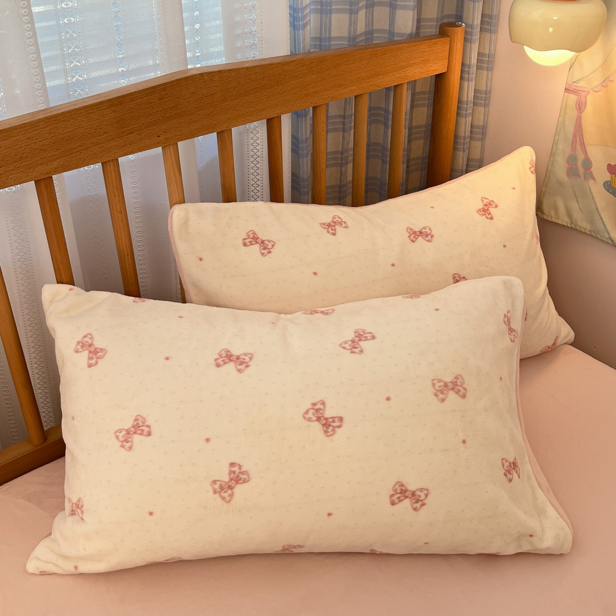 91家纺网 家纺一手货源 找家纺 小叮当家纺仓储工厂店 2025新款牛奶绒印花四件套 桃漾绮梦