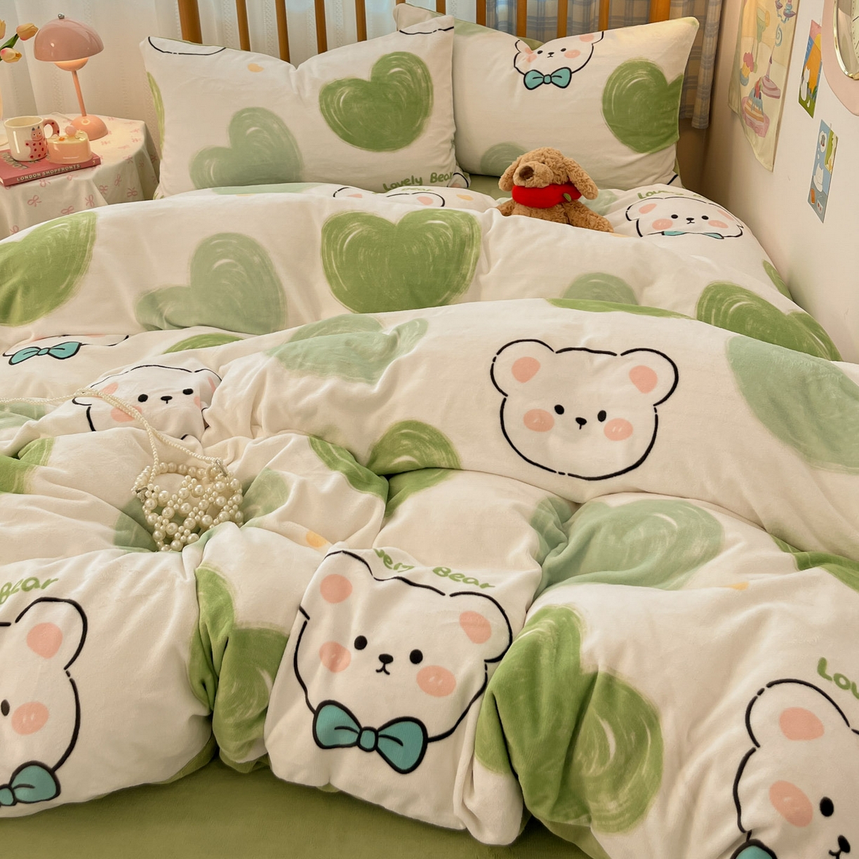 91家纺网 家纺一手货源 找家纺 （总）小叮当家纺仓储工厂店 2025新款牛奶绒印花四件套