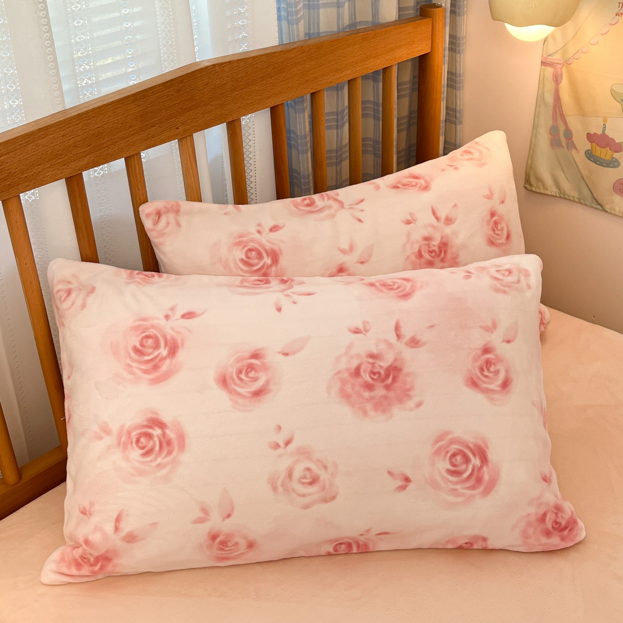 91家纺网 家纺一手货源 找家纺 小叮当家纺仓储工厂店 2025新款牛奶绒印花四件套 里巷