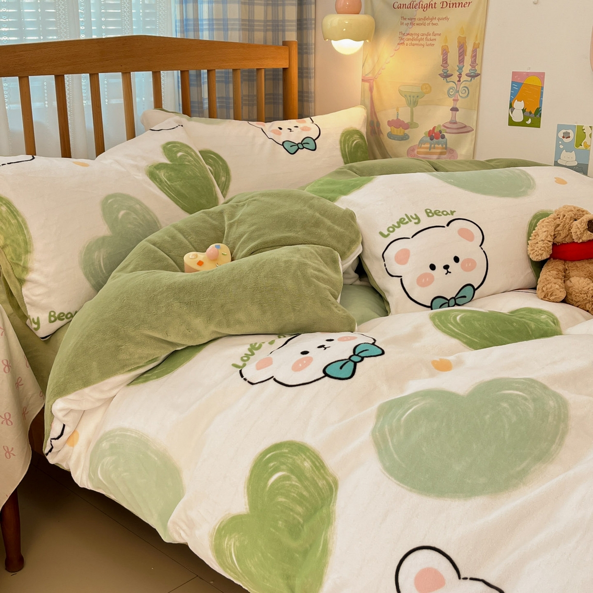 91家纺网 家纺一手货源 找家纺 （总）小叮当家纺仓储工厂店 2025新款牛奶绒印花四件套