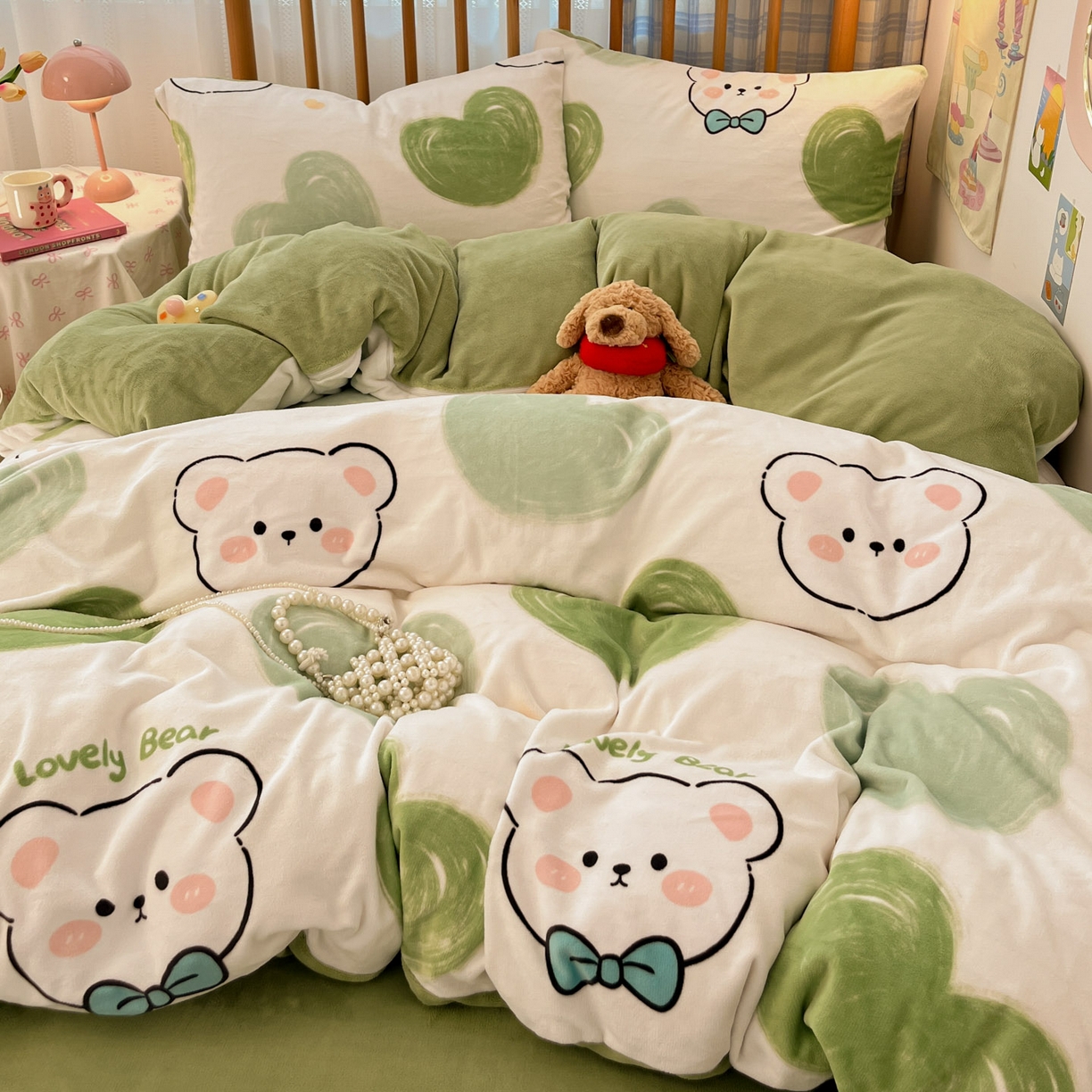 91家纺网 家纺一手货源 找家纺 （总）小叮当家纺仓储工厂店 2025新款牛奶绒印花四件套