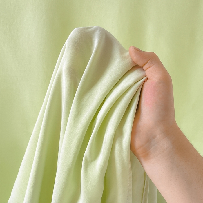 91家纺网 家纺一手货源 找家纺 澜妃 2025新款糯叽叽床单单品床单床单单件-纯色云朵系列 云朵-山川绿