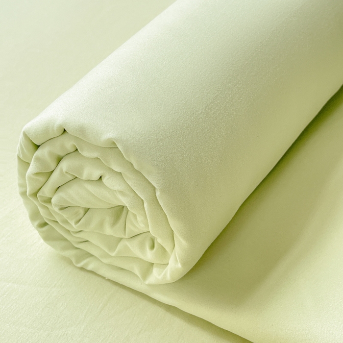 91家纺网 家纺一手货源 找家纺 澜妃 2025新款糯叽叽床单单品床单床单单件-纯色云朵系列 云朵-山川绿