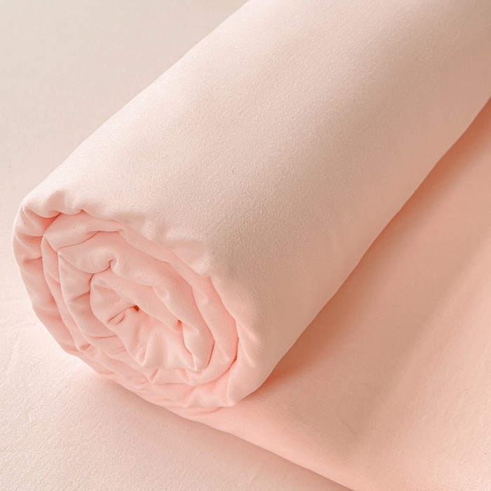 91家纺网 家纺一手货源 找家纺 澜妃 2025新款糯叽叽床单单品床单床单单件-纯色云朵系列 云朵-奶粉