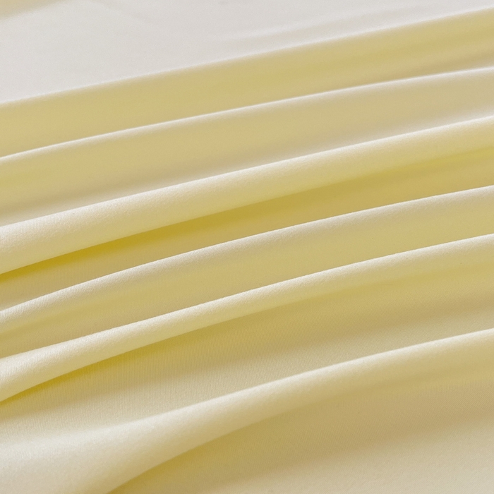 91家纺网 家纺一手货源 找家纺 澜妃 2025新款糯叽叽床单单品床单床单单件-纯色云朵系列 云朵-奶黄