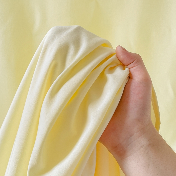 91家纺网 家纺一手货源 找家纺 澜妃 2025新款糯叽叽床单单品床单床单单件-纯色云朵系列 云朵-奶黄