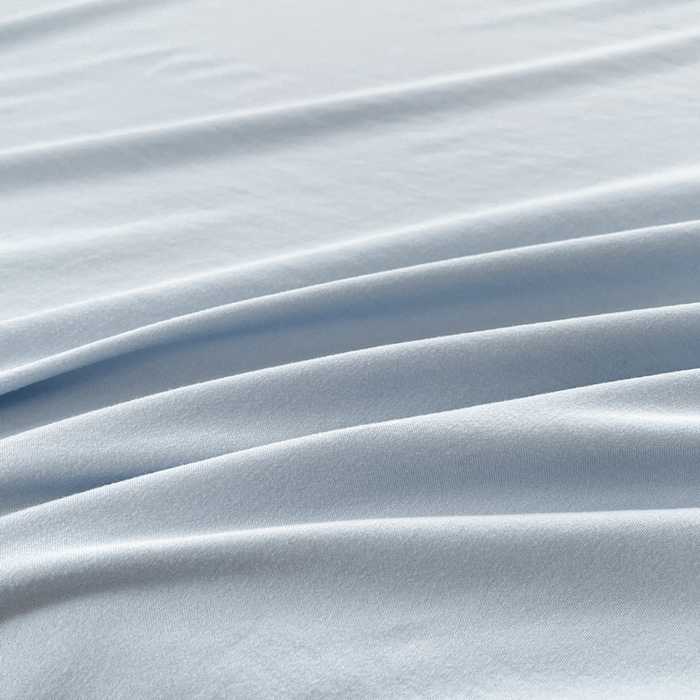 91家纺网 家纺一手货源 找家纺 澜妃 2025新款糯叽叽床单单品床单床单单件-纯色云朵系列 云朵-月蓝