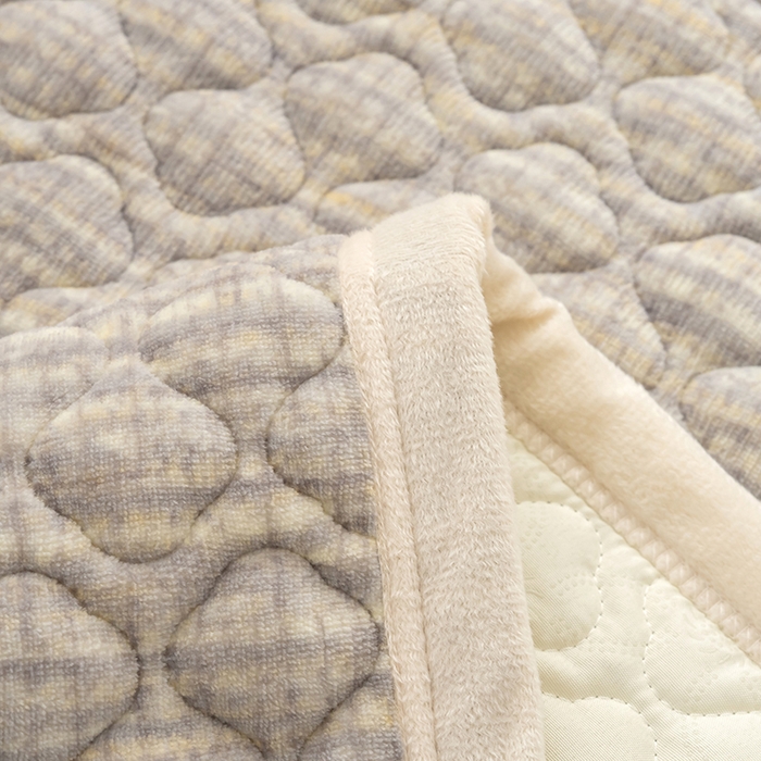 91家纺网 家纺一手货源 找家纺 冬然 2024新款牛奶绒床盖榻榻米床盖炕盖 肌理纹·灰