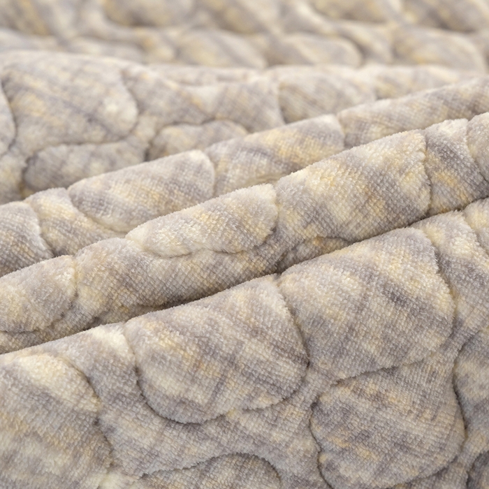 91家纺网 家纺一手货源 找家纺 冬然 2024新款牛奶绒床盖榻榻米床盖炕盖 肌理纹·灰