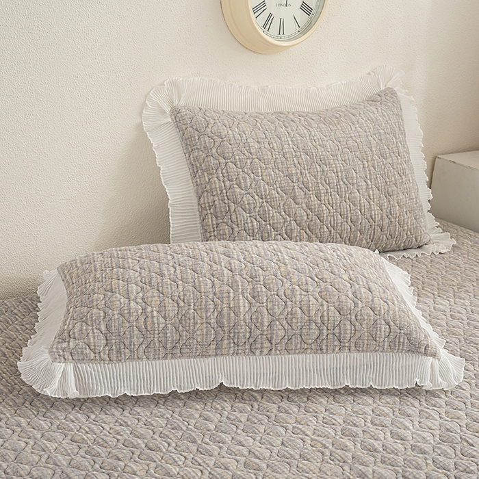 91家纺网 家纺一手货源 找家纺 冬然 2024新款牛奶绒床盖榻榻米床盖炕盖 肌理纹·灰