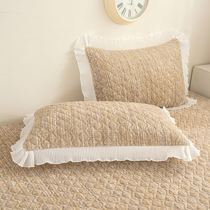 91家纺网 家纺一手货源 找家纺 冬然 2024新款牛奶绒床盖榻榻米床盖炕盖 肌理纹·咖