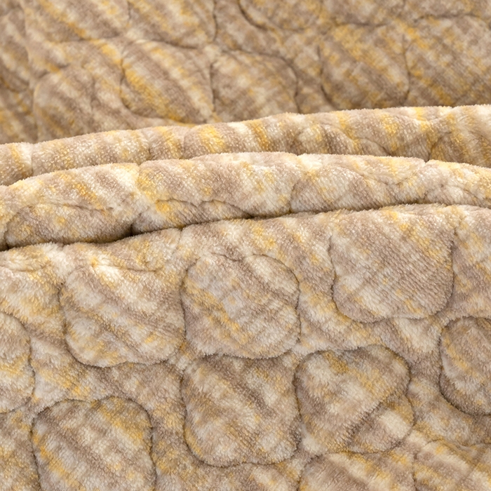 91家纺网 家纺一手货源 找家纺 冬然 2024新款牛奶绒床盖榻榻米床盖炕盖 肌理纹·咖