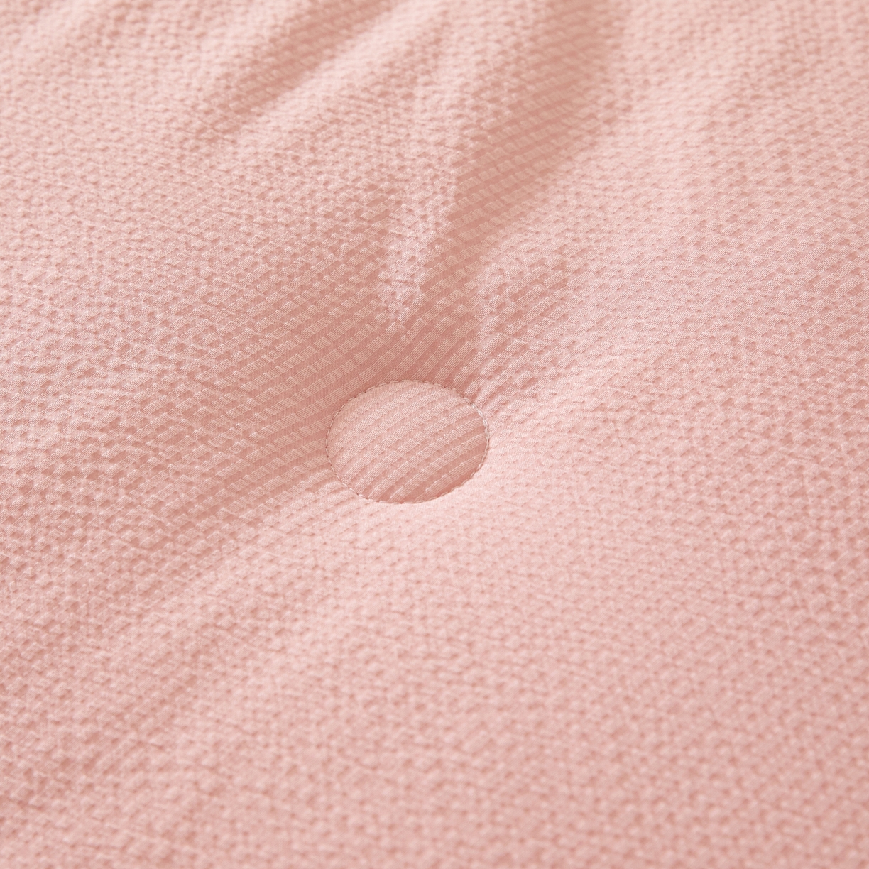 91家纺网 家纺一手货源 找家纺 小叮当家纺仓储工厂店 2025新款双层纱大豆子母被被子被芯 良品-白桃粉