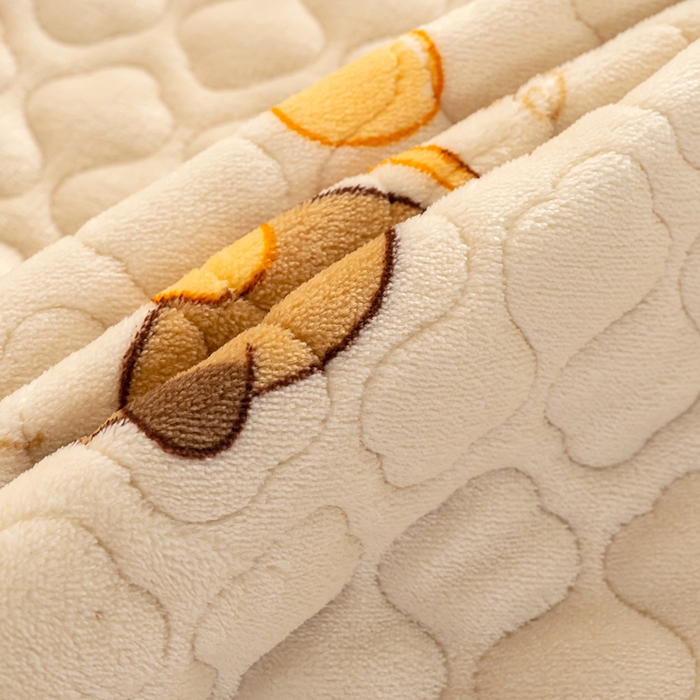 91家纺网 家纺一手货源 找家纺 冬然 2024新款牛奶绒床盖榻榻米床盖炕盖 卡皮巴拉