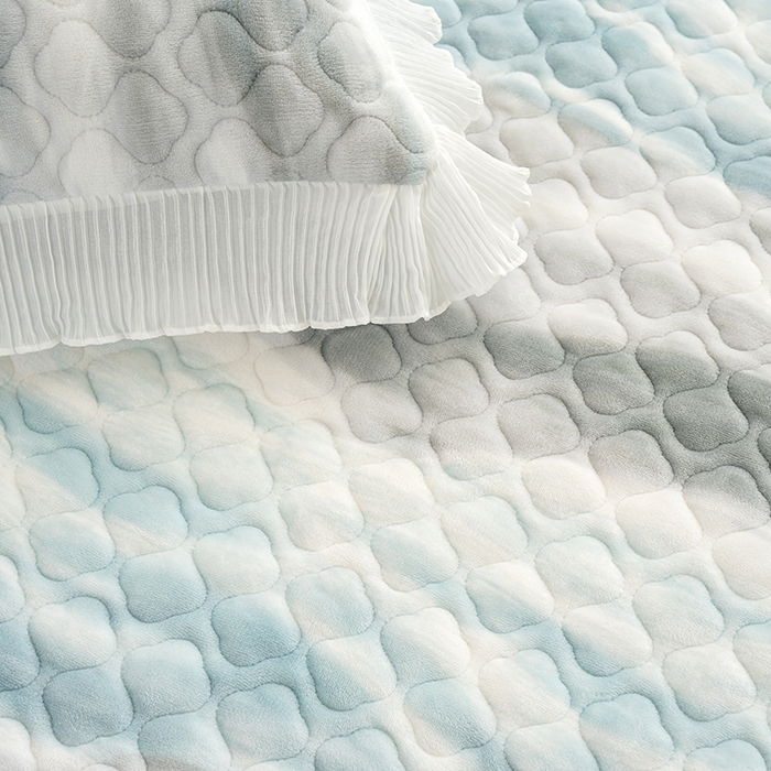 91家纺网 家纺一手货源 找家纺 冬然 2024新款牛奶绒床盖榻榻米床盖炕盖 可可西里