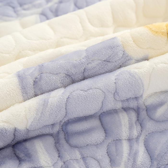 91家纺网 家纺一手货源 找家纺 冬然 2024新款牛奶绒床盖榻榻米床盖炕盖 楼兰花海