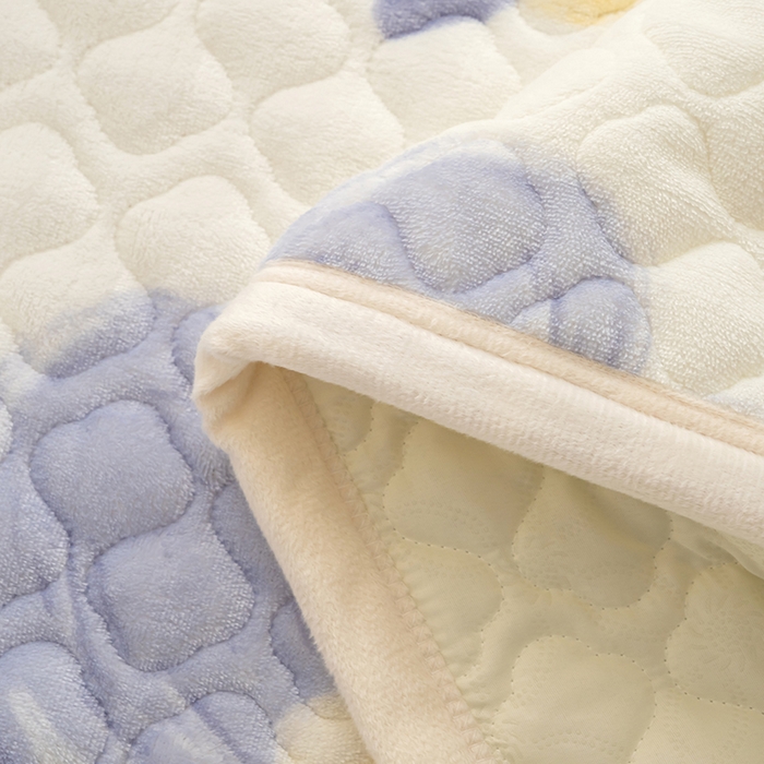 91家纺网 家纺一手货源 找家纺 冬然 2024新款牛奶绒床盖榻榻米床盖炕盖 楼兰花海