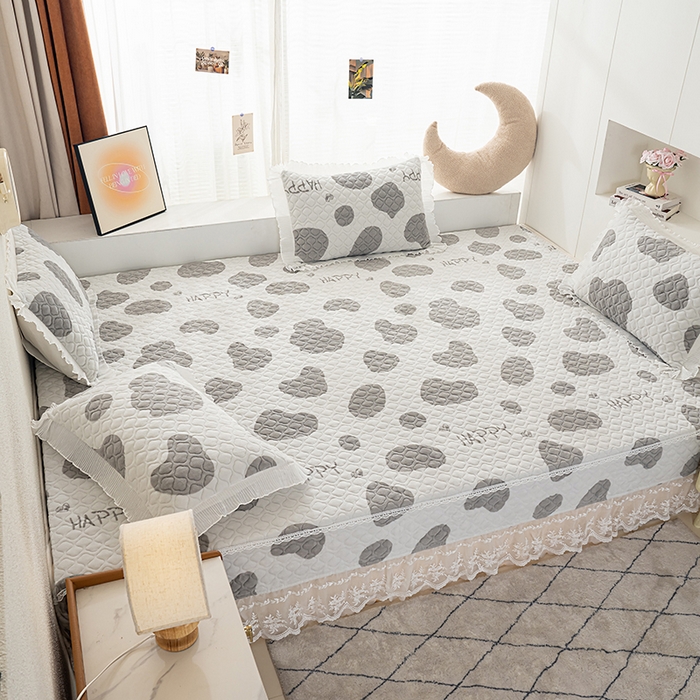 91家纺网 家纺一手货源 找家纺 冬然 2024新款牛奶绒床盖榻榻米床盖炕盖 奶油布丁