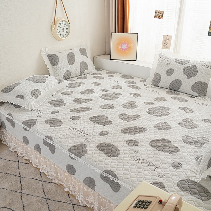 91家纺网 家纺一手货源 找家纺 冬然 2024新款牛奶绒床盖榻榻米床盖炕盖 奶油布丁