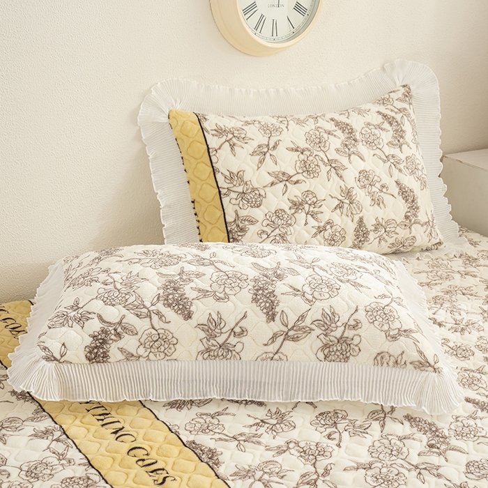 91家纺网 家纺一手货源 找家纺 冬然 2024新款牛奶绒床盖榻榻米床盖炕盖 水墨清风