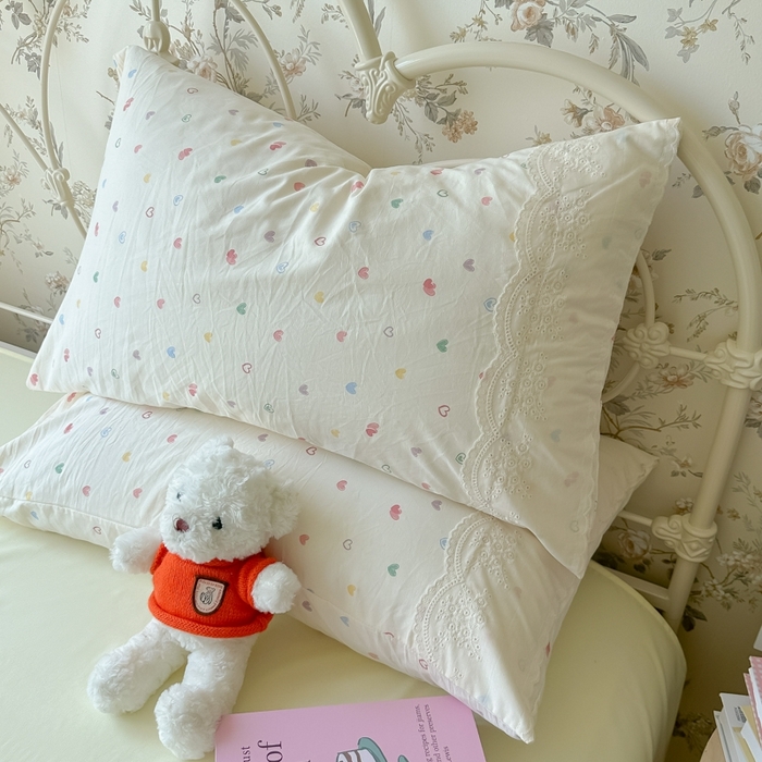 91家纺网 家纺一手货源 找家纺 （总）澜妃 2025新款糯叽叽水洗棉全棉蕾丝花边-艾意系列