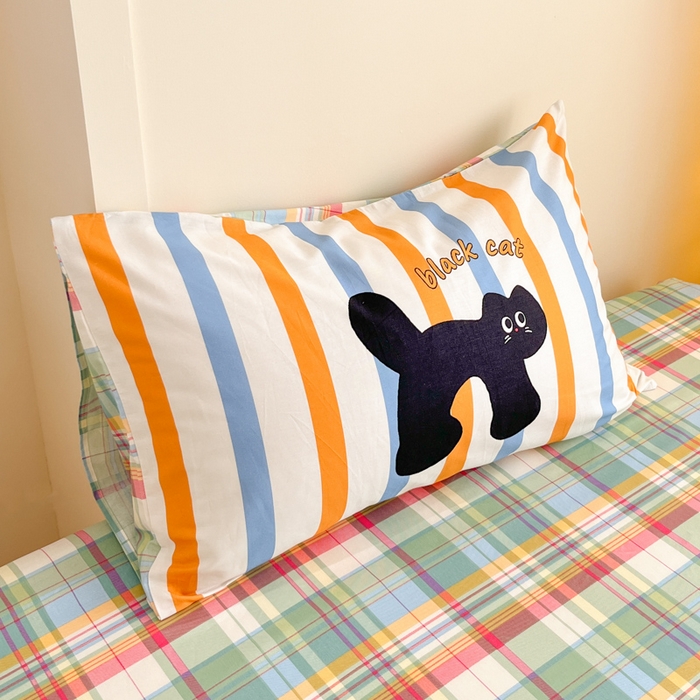 91家纺网 家纺一手货源 找家纺 （总）耀悦家纺 2025新款A类大版枕套混搭卡通纯棉四件套