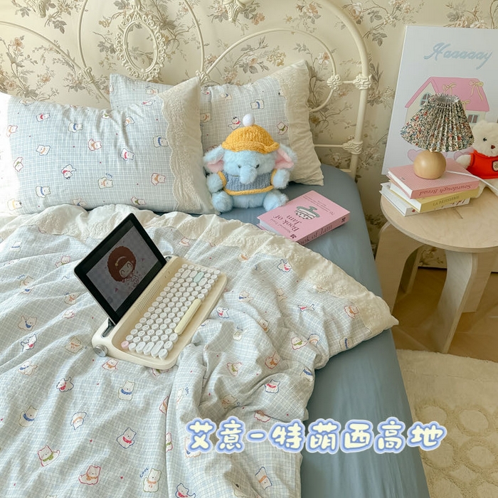 澜妃 2025新款糯叽叽水洗棉全棉蕾丝花边-艾意系列 艾意-特萌西高地