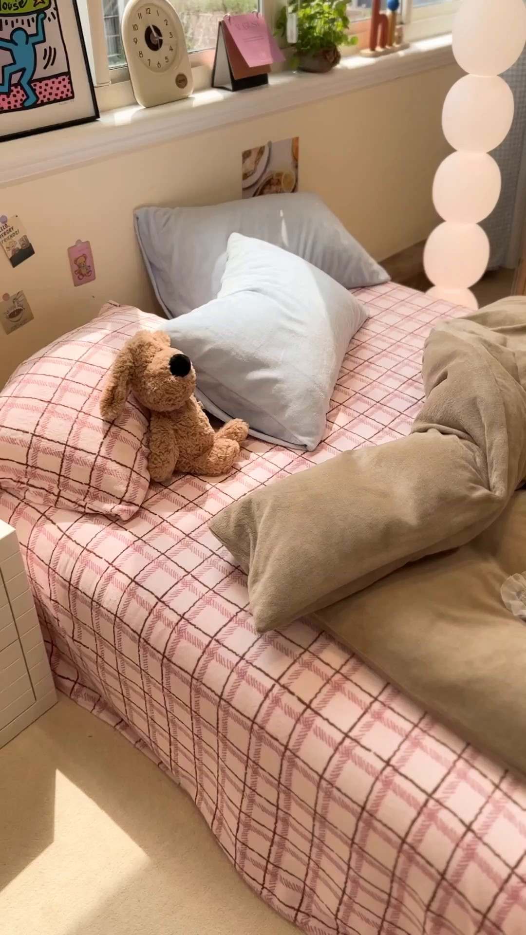 91家纺网 家纺一手货源 找家纺 呗旺鹿 2025新款亲肤舒适ins韩系撞色小清新牛奶绒四件套 巧克力草莓酱-枕套蓝色+蓝色