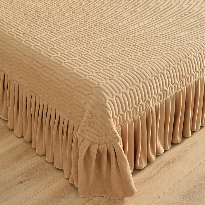 91家纺网 家纺一手货源 找家纺 （总）茉保家纺 2025新款9.5斤秋冬保暖牛奶绒印花兔毛绒四件套