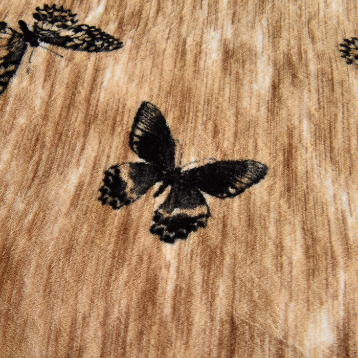 91家纺网 家纺一手货源 找家纺 茉保家纺 2025新款9.5斤秋冬保暖牛奶绒印花兔毛绒四件套 轻蝴蝶