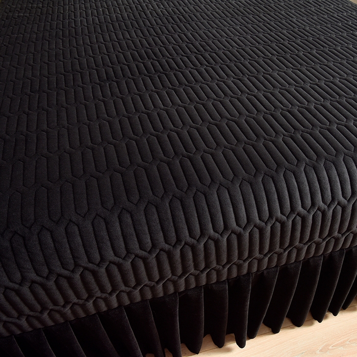 91家纺网 家纺一手货源 找家纺 茉保家纺 2025新款9.5斤秋冬保暖牛奶绒印花兔毛绒四件套 星雅墨