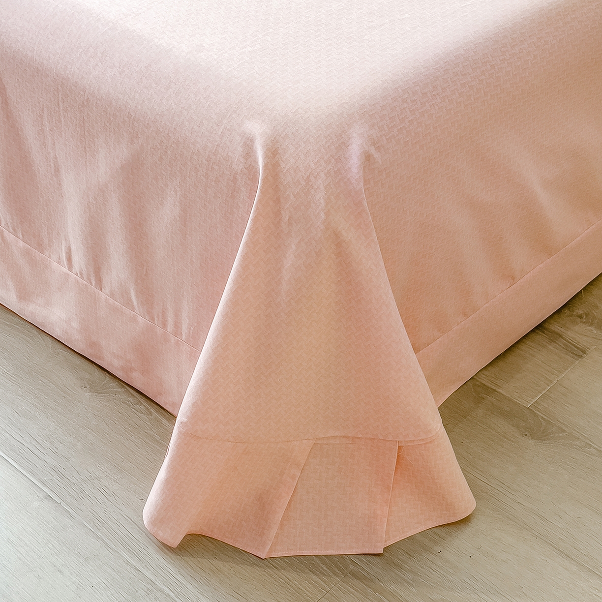 91家纺网 家纺一手货源 找家纺 芃成家纺 2025新款A类加厚天丝棉磨毛花卉四件套 幸福繁花-粉