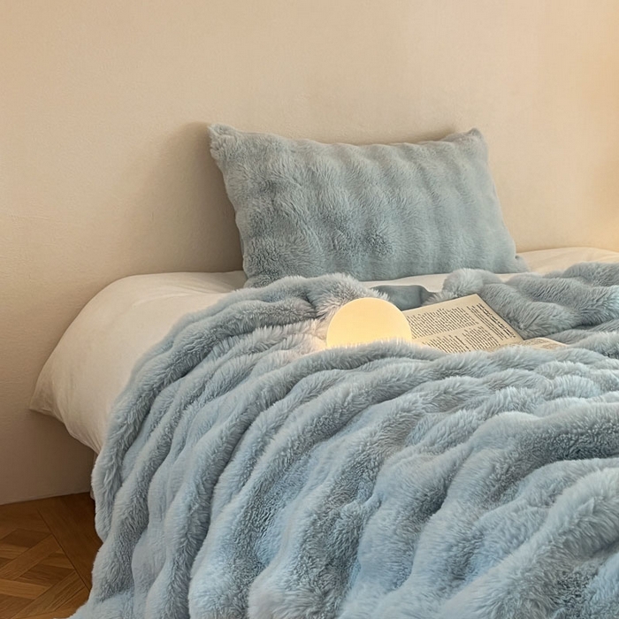 91家纺网 家纺一手货源 找家纺 （总）小叮当家纺仓储工厂店 2025新款高克重大牛奶绒被套毯毛毯盖毯毯子