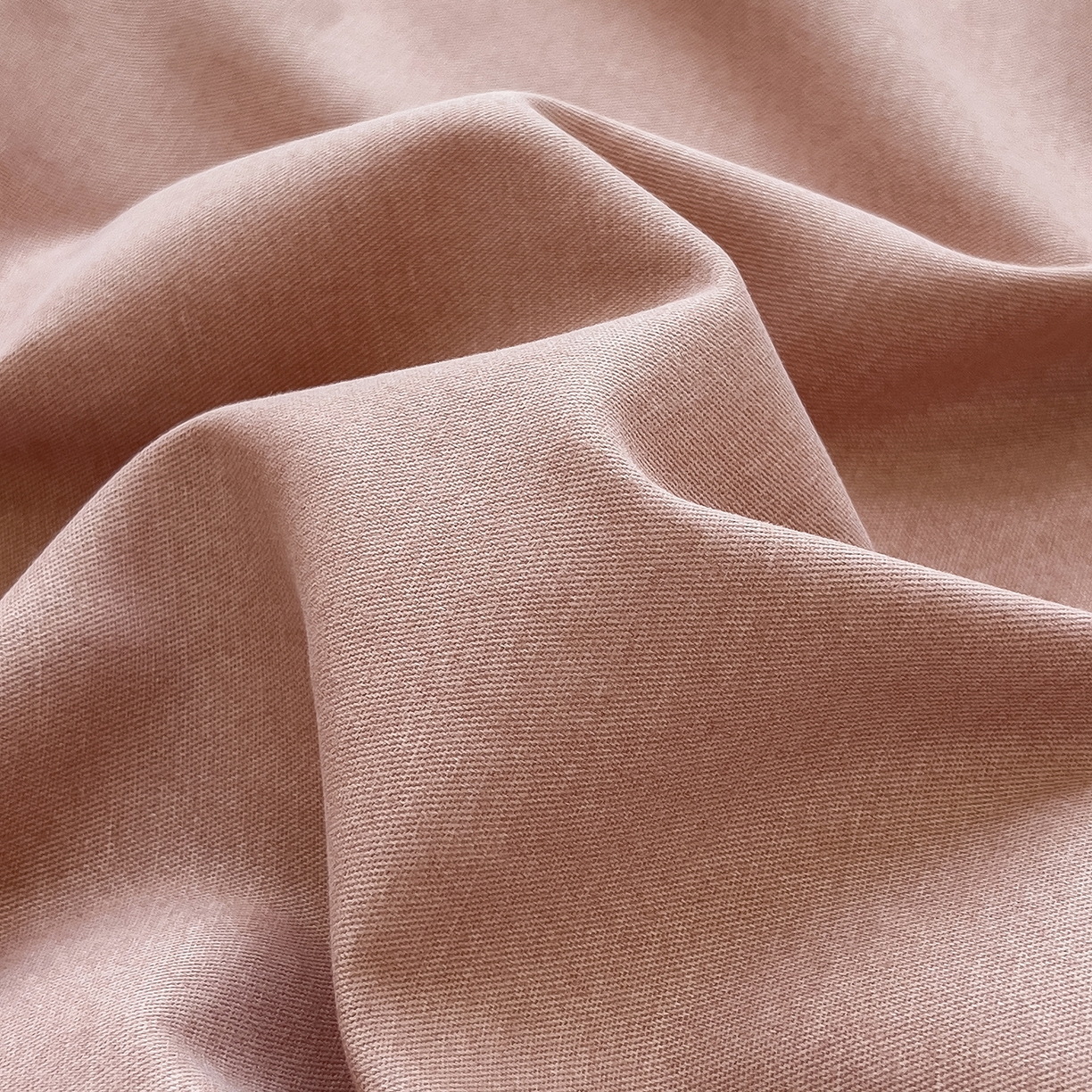 91家纺网 家纺一手货源 找家纺 芃成家纺 2025新款原棉生态磨毛单床笠 烟粉色