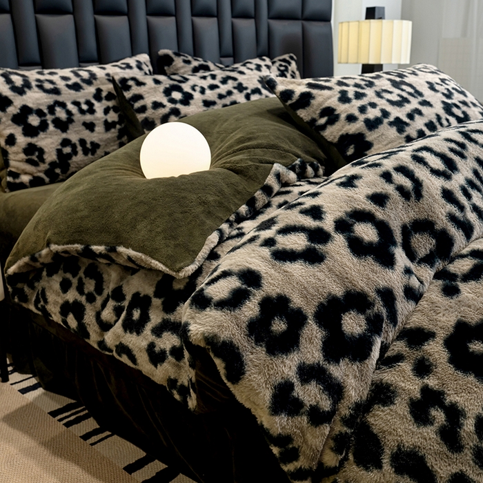 91家纺网 家纺一手货源 找家纺 （总）元禾家纺 2025新款法式美拉德高克重兔毛床盖款四件套兔毛简单款