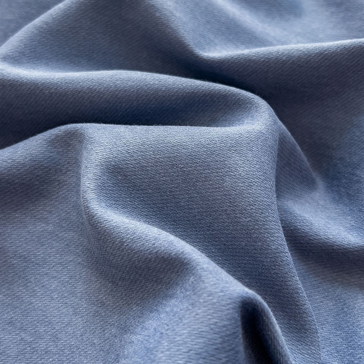 91家纺网 家纺一手货源 找家纺 芃成家纺 2025新款原棉生态磨毛单床笠 冰川蓝