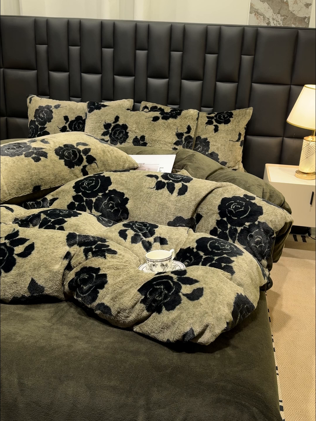 91家纺网 家纺一手货源 找家纺 （总）元禾家纺 2025新款法式美拉德高克重兔毛床盖款四件套兔毛简单款