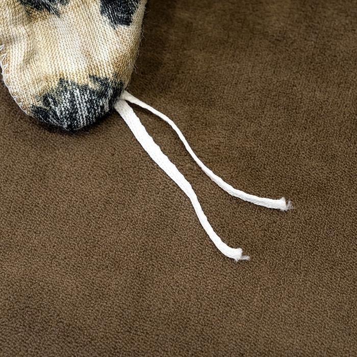 91家纺网 家纺一手货源 找家纺 元禾家纺 2025新款法式美拉德高克重兔毛床盖款四件套兔毛简单款 豹纹咖