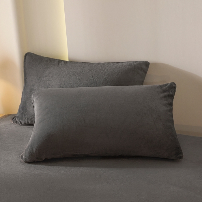 91家纺网 家纺一手货源 找家纺 小叮当家纺仓储工厂店 2025新款牛奶绒简约纯色单床笠 床笠单件 桃粉-cl