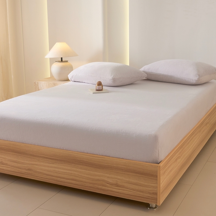 91家纺网 家纺一手货源 找家纺 小叮当家纺仓储工厂店 2025新款牛奶绒简约纯色单床笠 床笠单件 浅米灰-cl