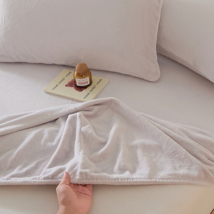 91家纺网 家纺一手货源 找家纺 小叮当家纺仓储工厂店 2025新款牛奶绒简约纯色单床笠 床笠单件 深灰-cl