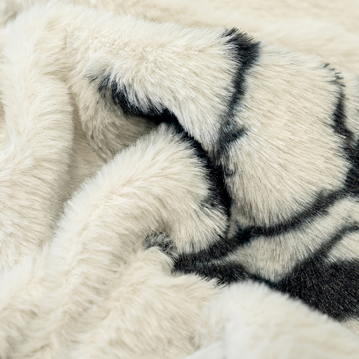 91家纺网 家纺一手货源 找家纺 元禾家纺 2025新款法式美拉德高克重兔毛床盖款四件套兔毛简单款 玫瑰白